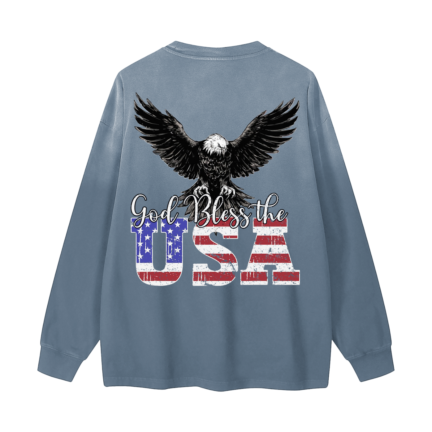 Gradient Washed Long Sleeve T-Shirt