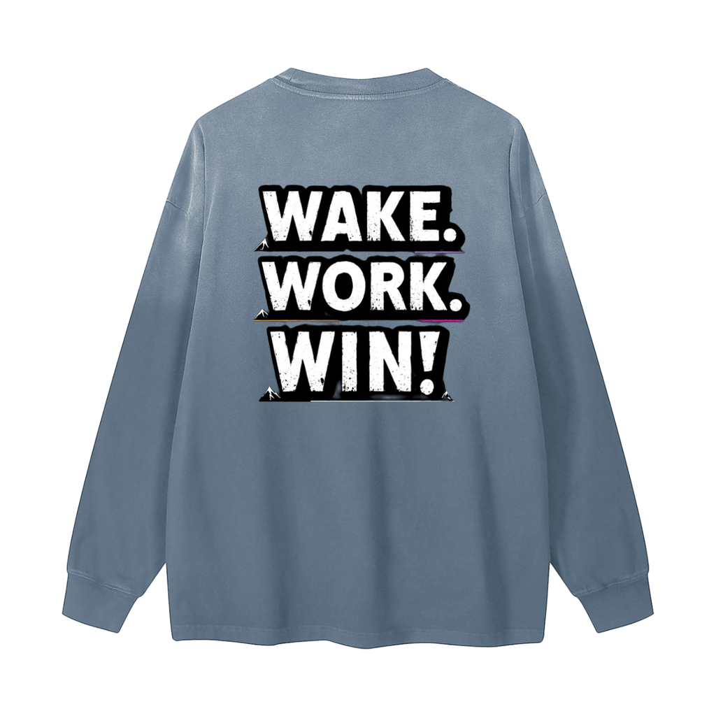 Gradient Washed Long Sleeve T-Shirt