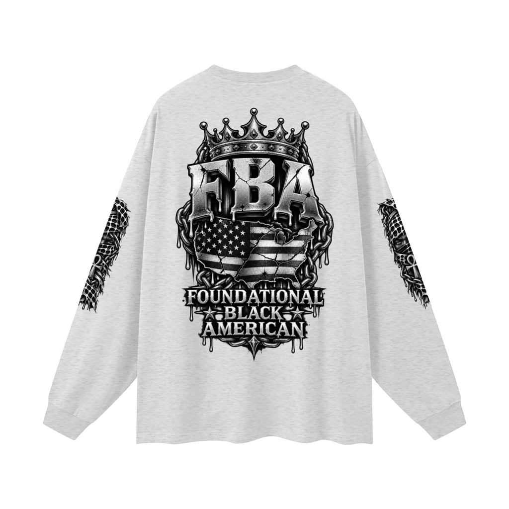 FBA-Oversized Unisex Long Sleeve T-Shirt