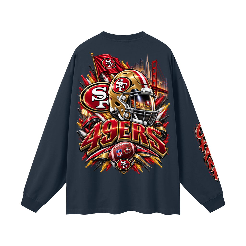 Team-Oversized Unisex Long Sleeve T-Shirt