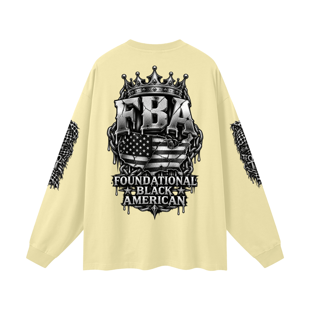 FBA-Oversized Unisex Long Sleeve T-Shirt