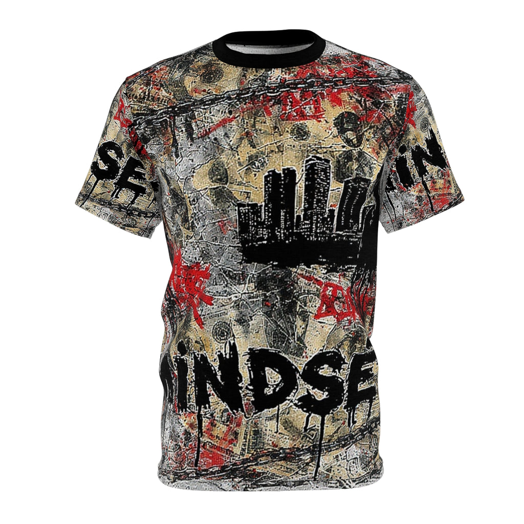 Mindset- Urban Graffiti Mindset Tee — All-Over Print Streetwear