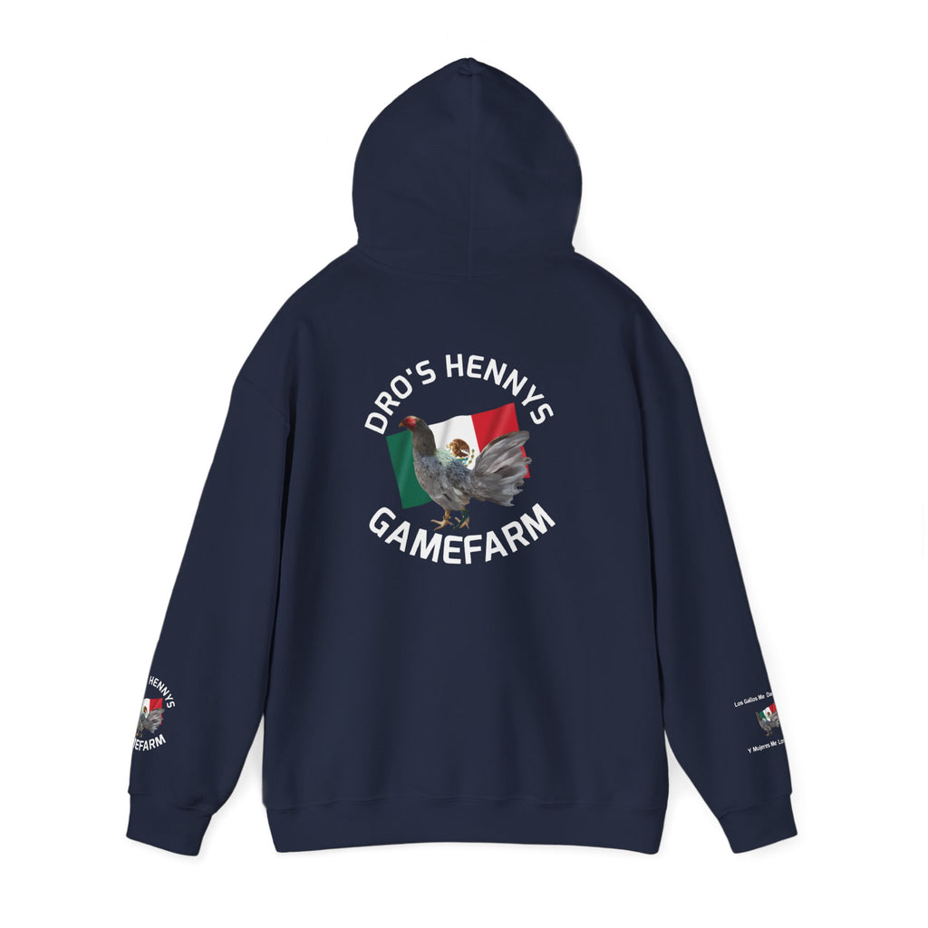 Henny-Gamefarm Hoodie — Dro's Kenny's Logo Sweatshirt (Mexican Flag)