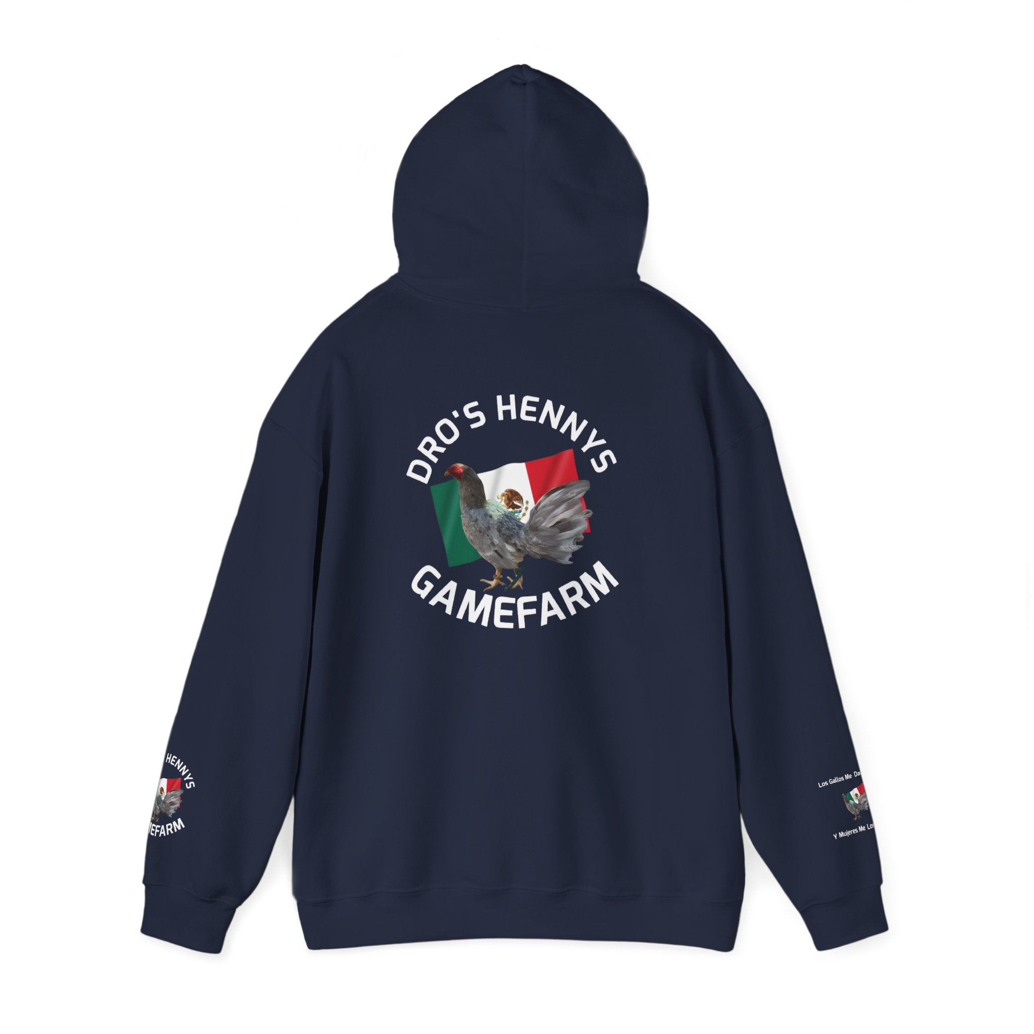 Henny-Gamefarm Hoodie — Dro's Kenny's Logo Sweatshirt (Mexican Flag)