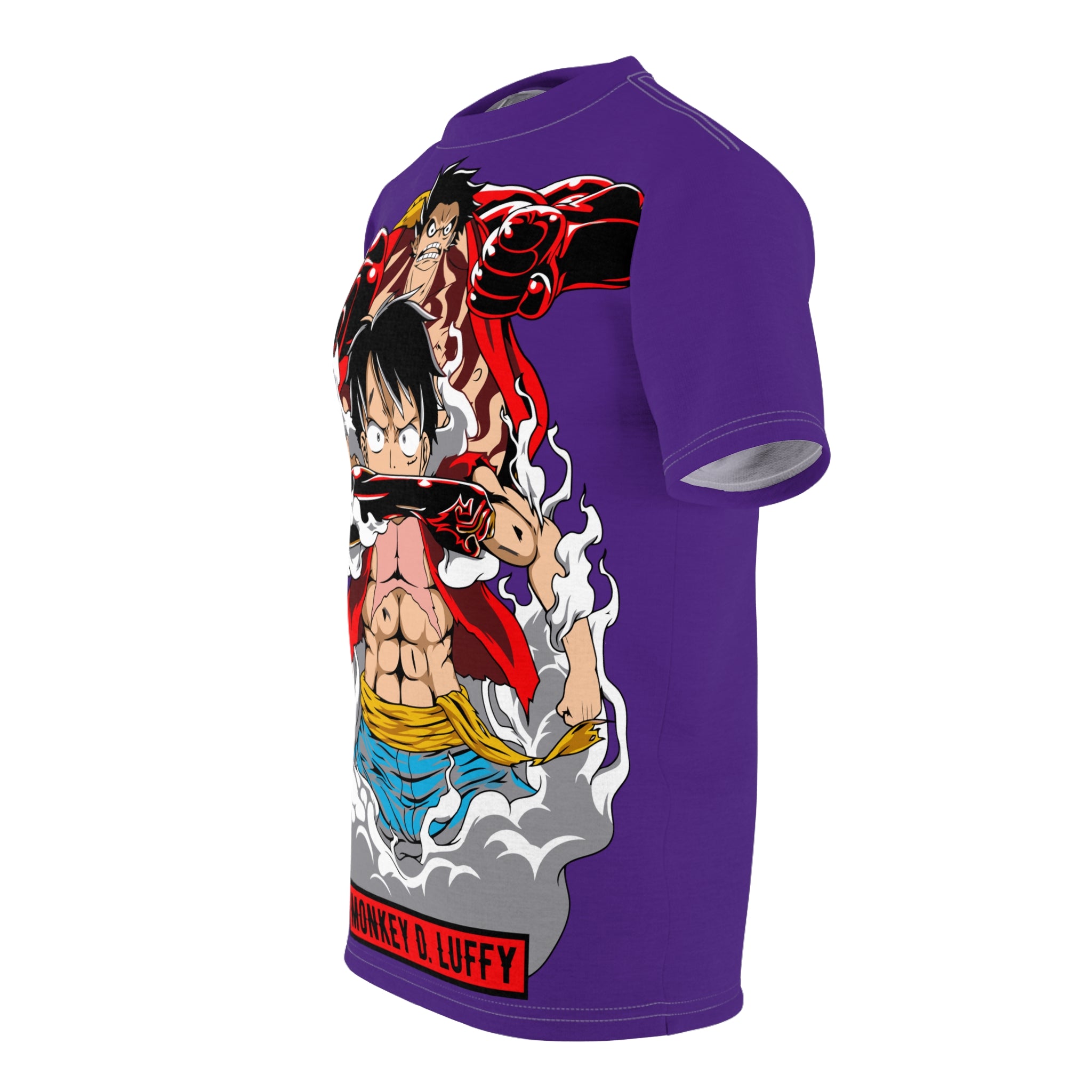 Anime -Graphic Tee — Monkey D. Luffy Full-Print Pirate Crew Shirt