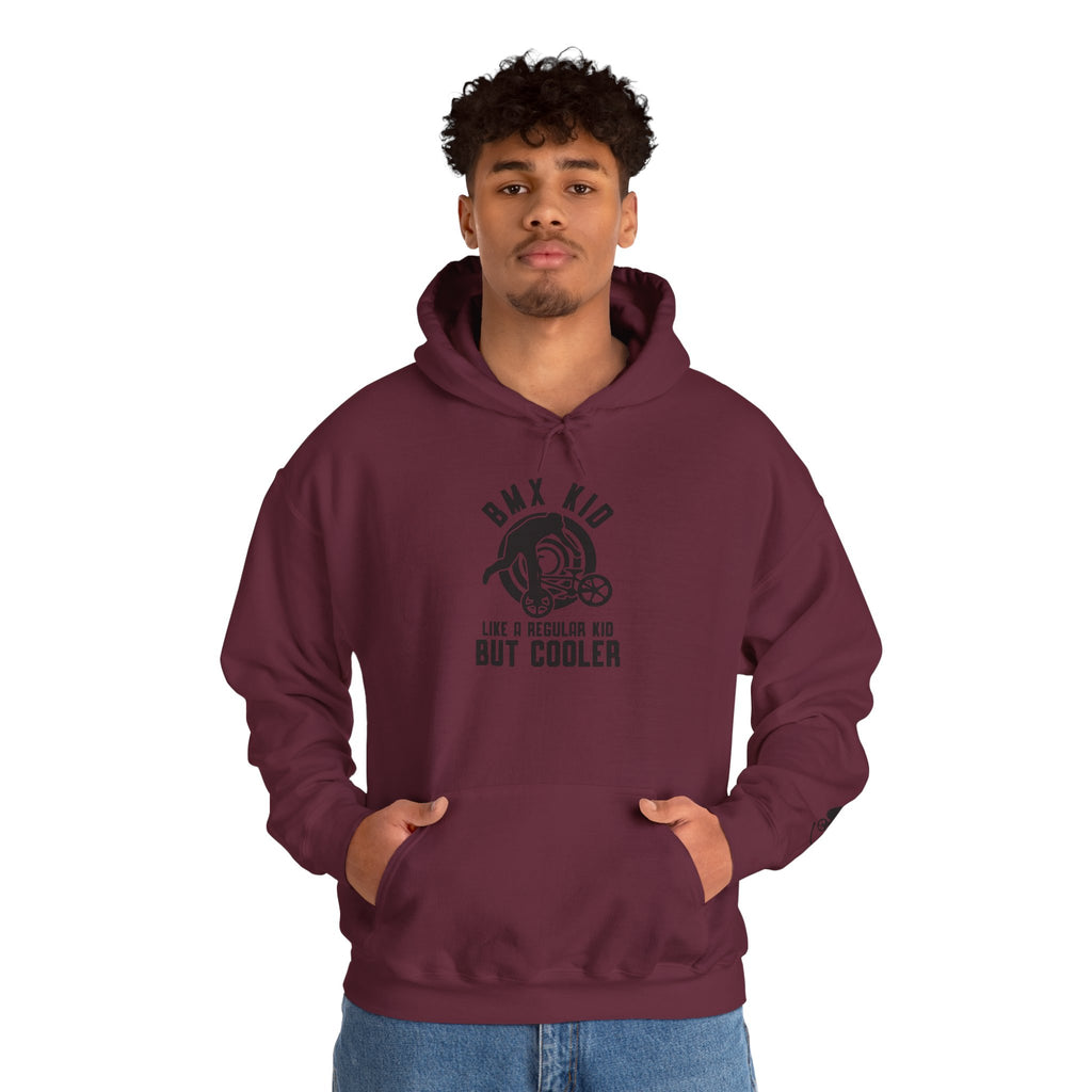Rad-BMX Kid Hoodie — "Like a Regular Kid But Cooler" Youth BMX Pullover