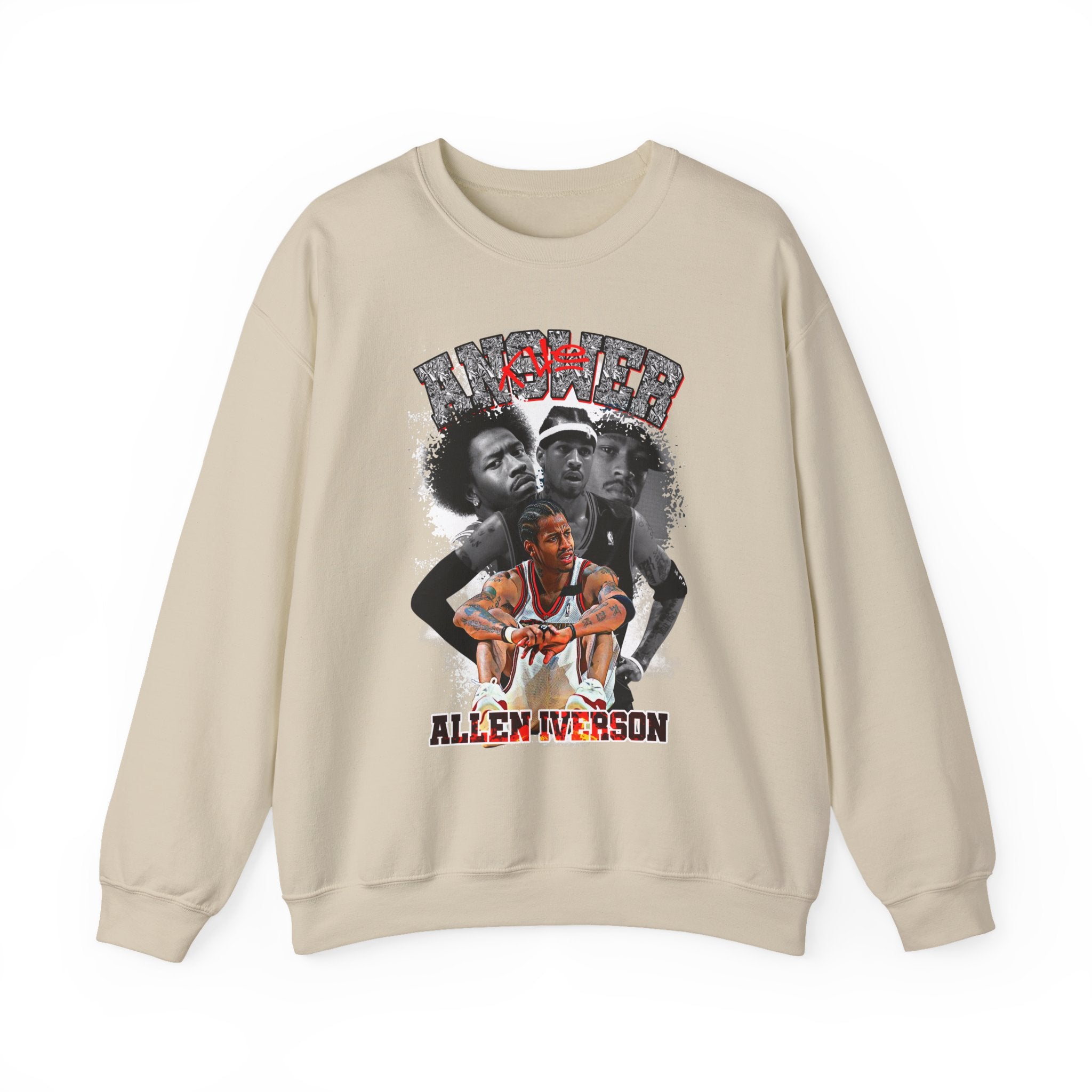 Retro-Allen Iverson Retro Crewneck Sweatshirt
