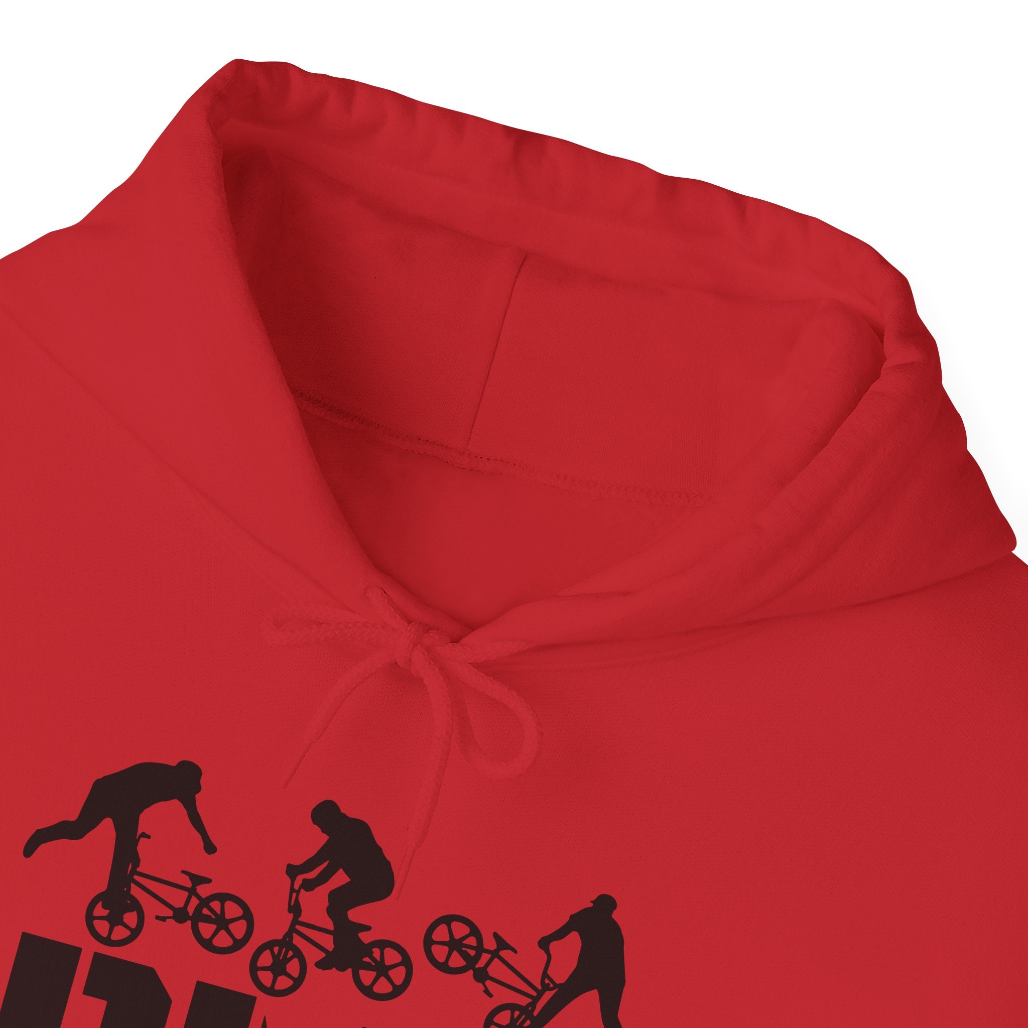 Rad-BMX Rider Hoodie — BMX Stunt Silhouettes Pullover for Riders & Fans
