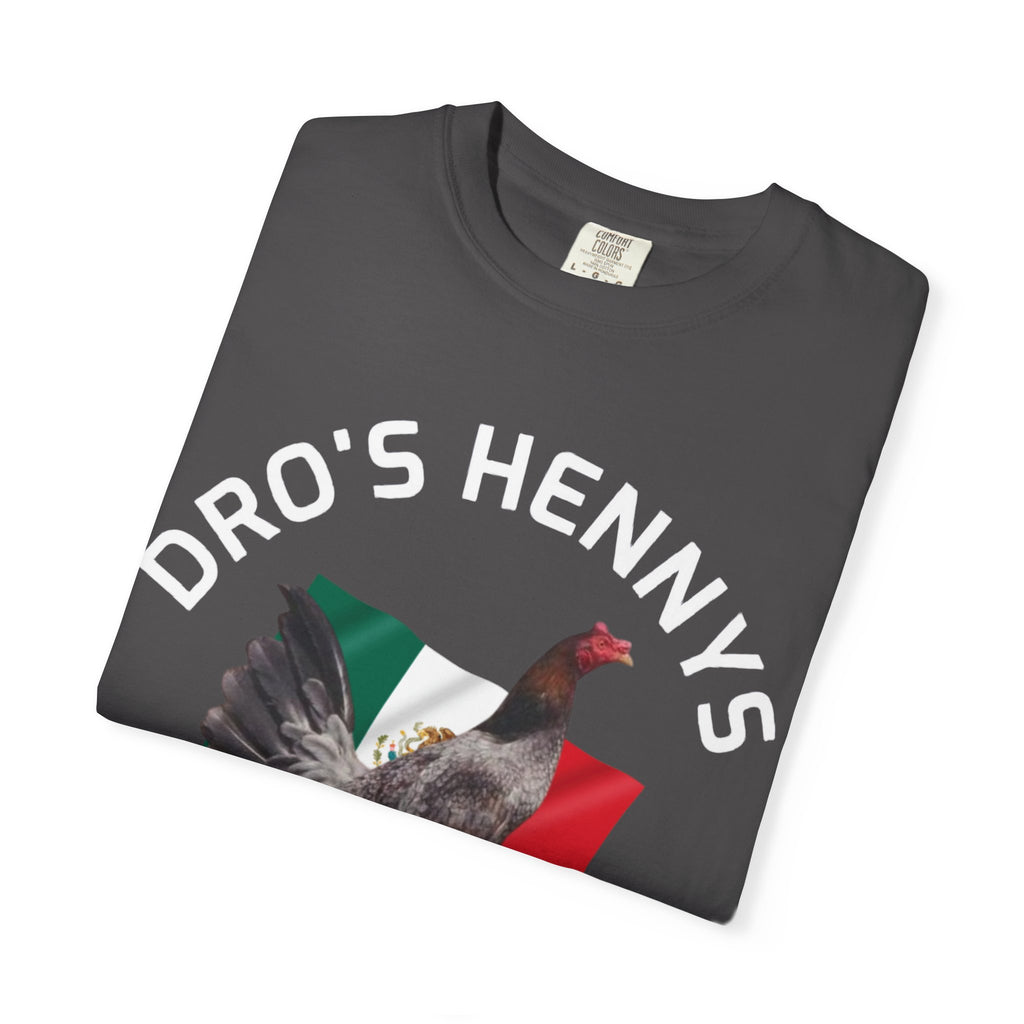 Henny- Gamefarm Rooster T-Shirt — "Dro's Henny's Gamefarm" Poultry Farm Tee