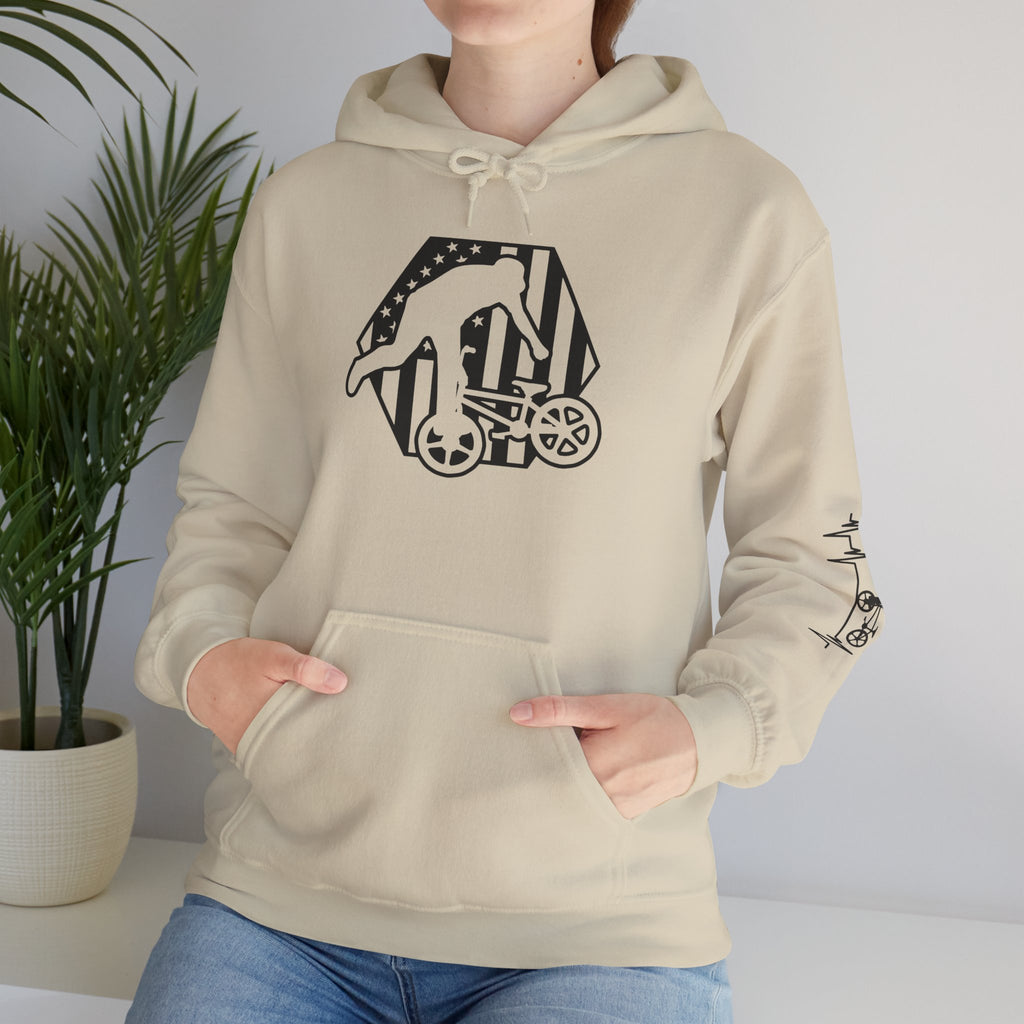 Rad-BMX Is Importanter Hoodie — Funny BMX Rider Sweatshirt