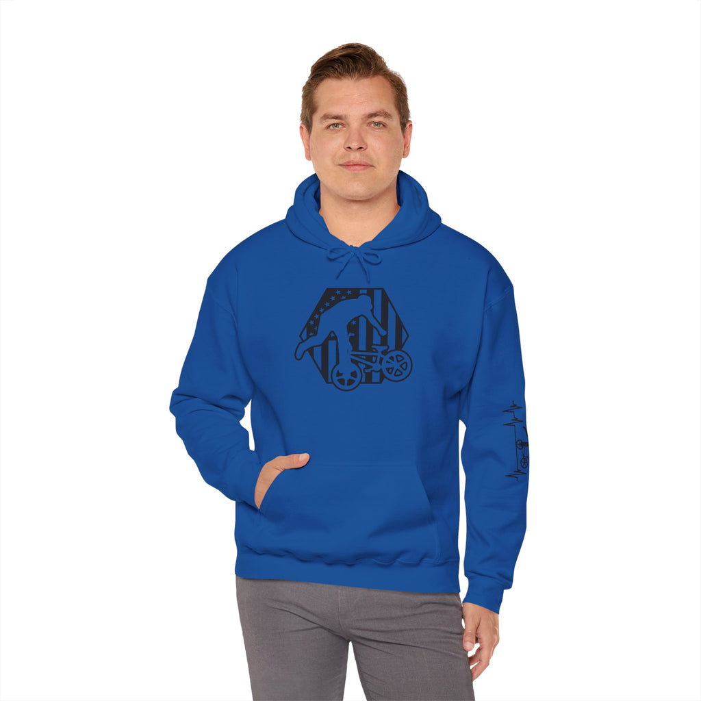 Rad-BMX Is Importanter Hoodie — Funny BMX Rider Sweatshirt