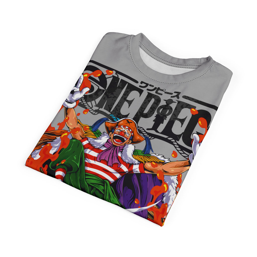 Anime- Buggy the Clown Graphic Tee — Anime Pirate Captain All-Over Print