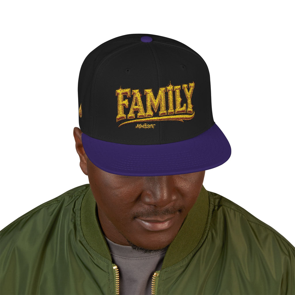 Hat- 'Family' Gold Snapback Hat – Urban Streetwear Cap