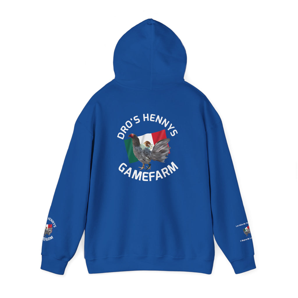 Henny-Gamefarm Hoodie — Dro's Kenny's Logo Sweatshirt (Mexican Flag)