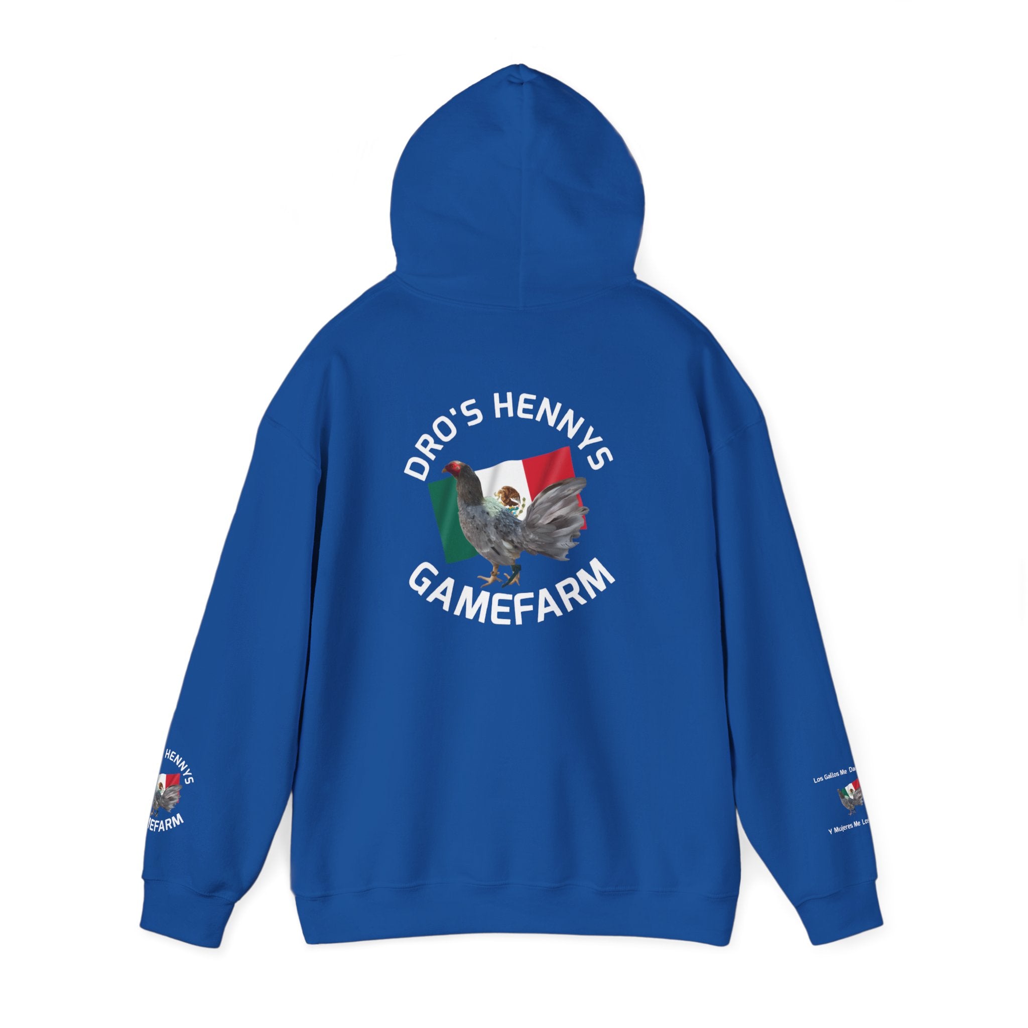 Henny-Gamefarm Hoodie — Dro's Kenny's Logo Sweatshirt (Mexican Flag)