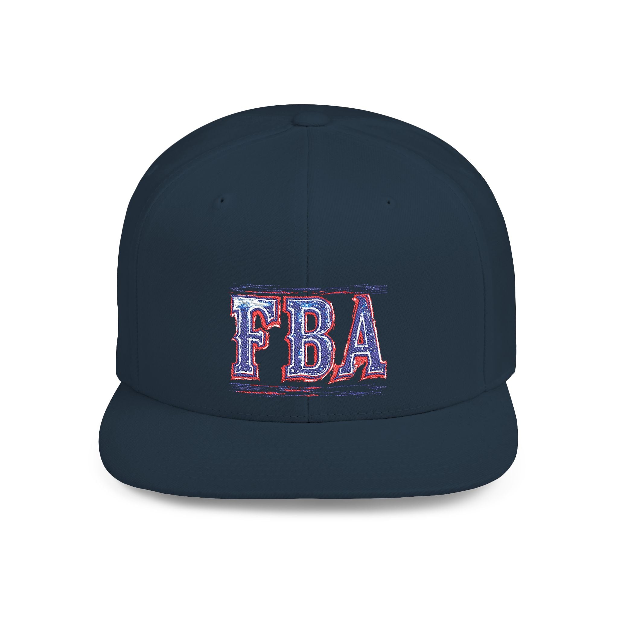 FBA- Distressed Patch Snapback Hat