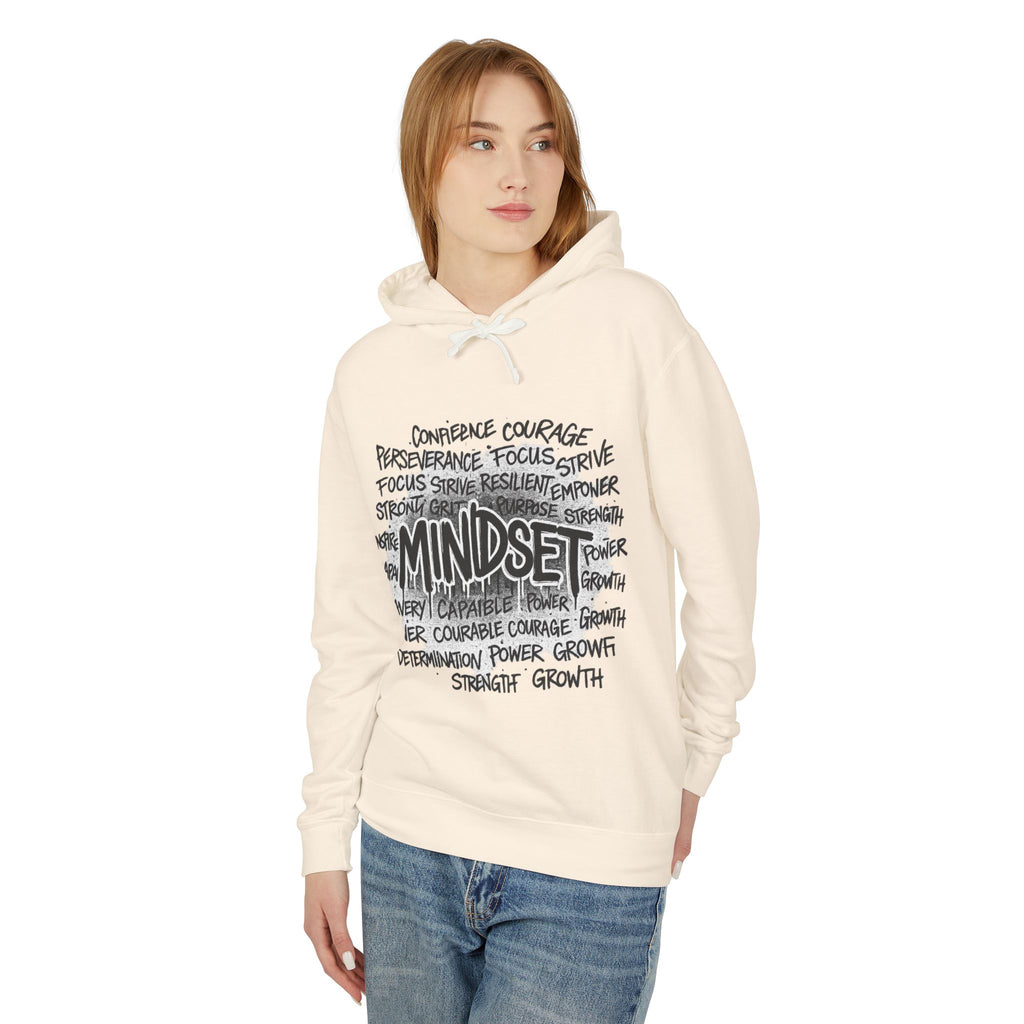 Mindset- Words Hoodie — Inspirational Typography Motivational Hoodie