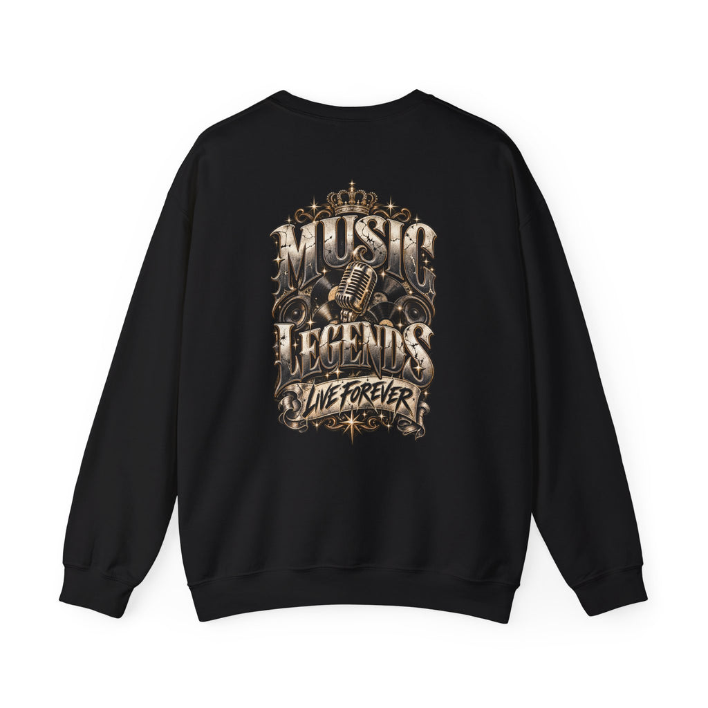 Legends- Crewneck Sweatshirt — "Ray Charles" Tribute Graphic
