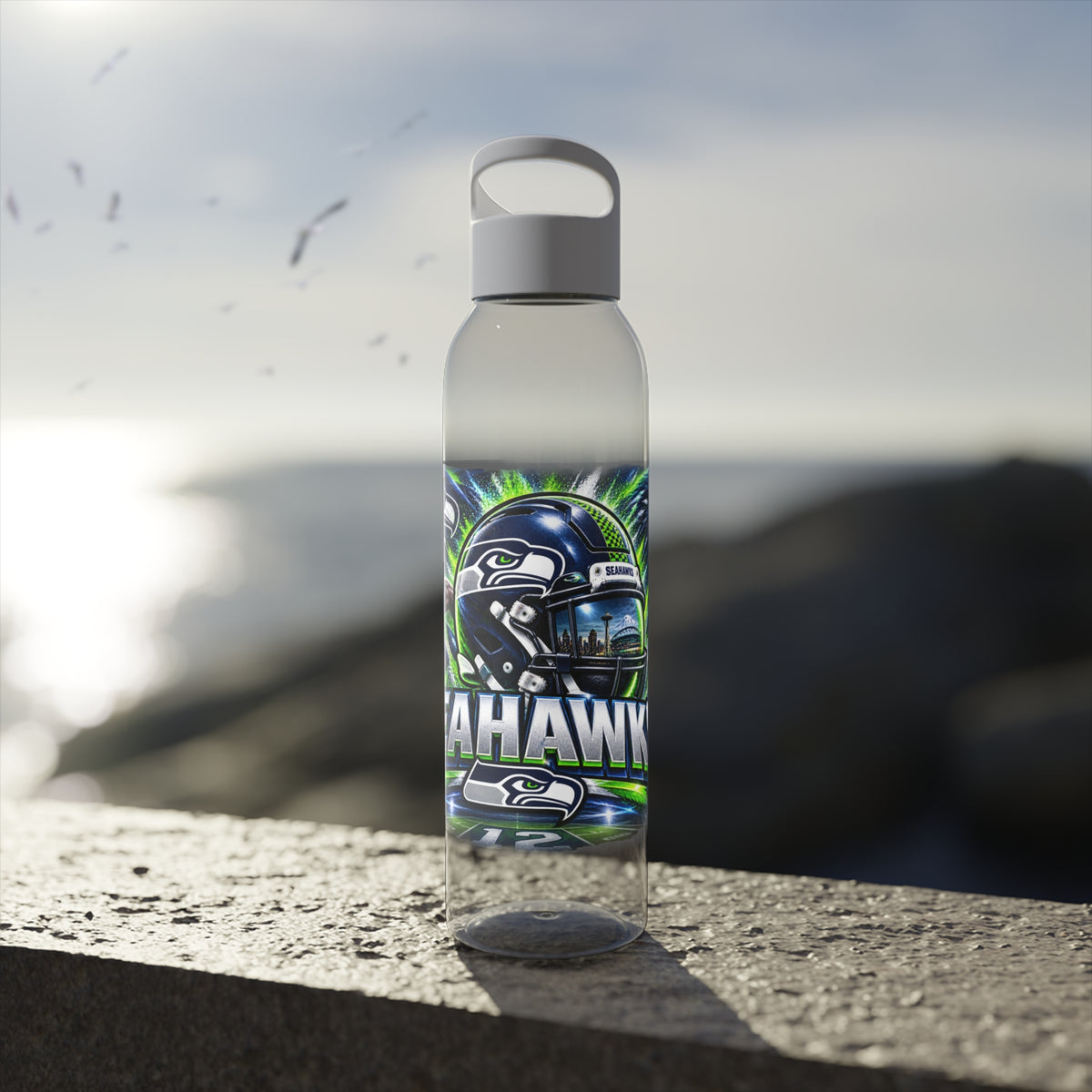 ZzTeam-Helmet Graphic Water Bottle