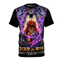 Anime- Demonic Warrior Graphic Tee — Japanese Text All-Over Print
