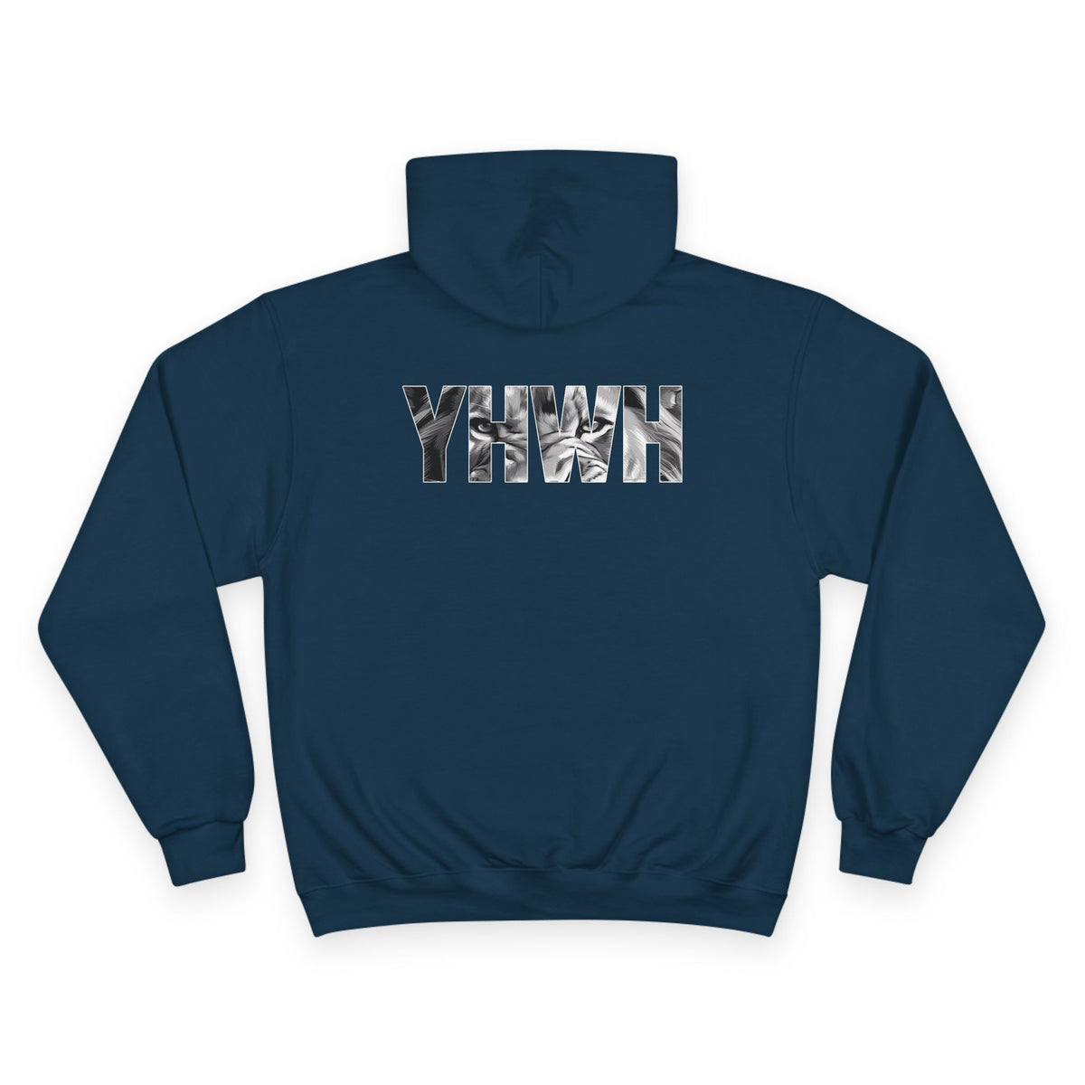 Variety-Rastafarian Lion Hoodie — Lion of Judah Design with Rasta Flag & YHWH Back Print