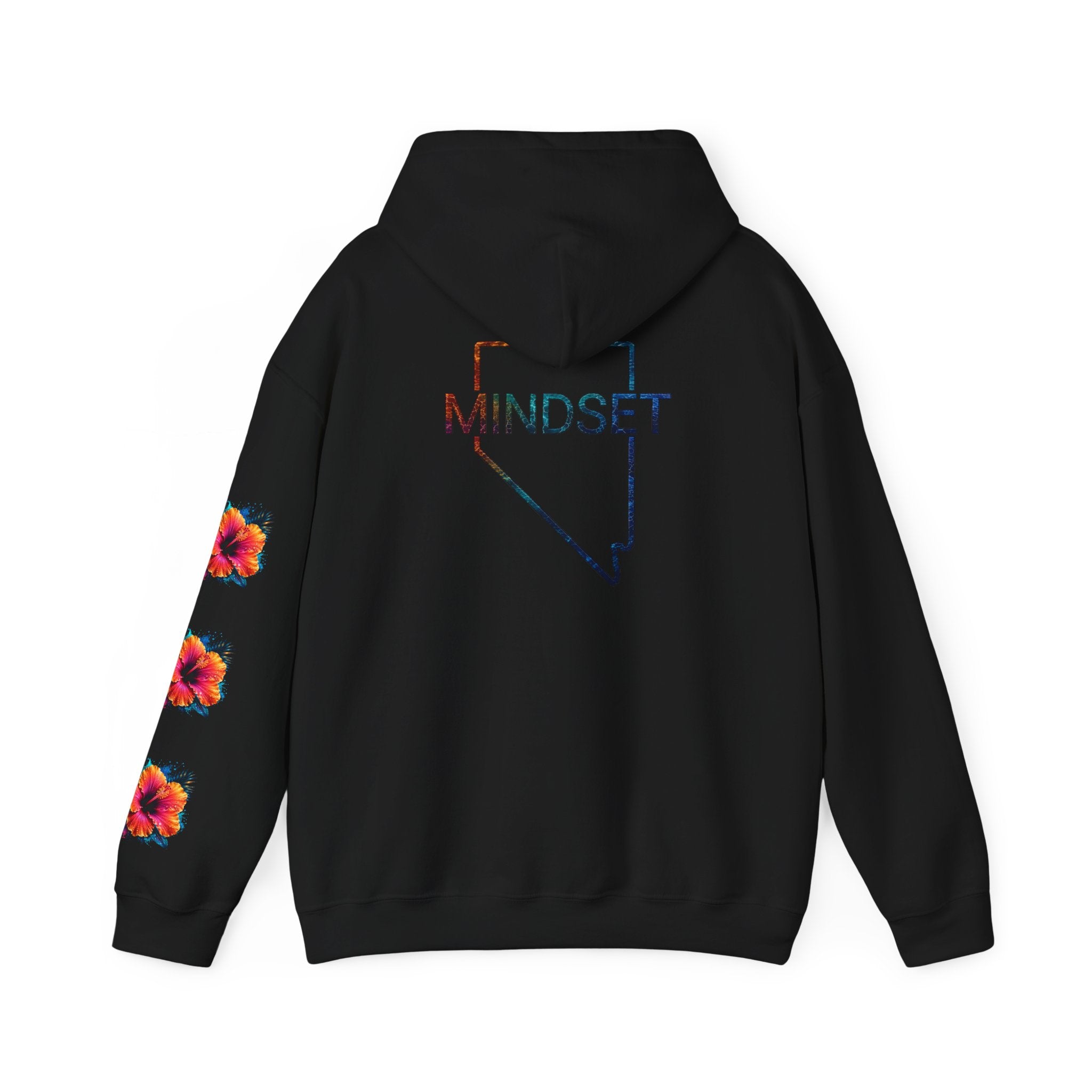 Tiff-Mindset Nevada Floral Hoodie — ‘Dream Believe’ Graphic Pullover