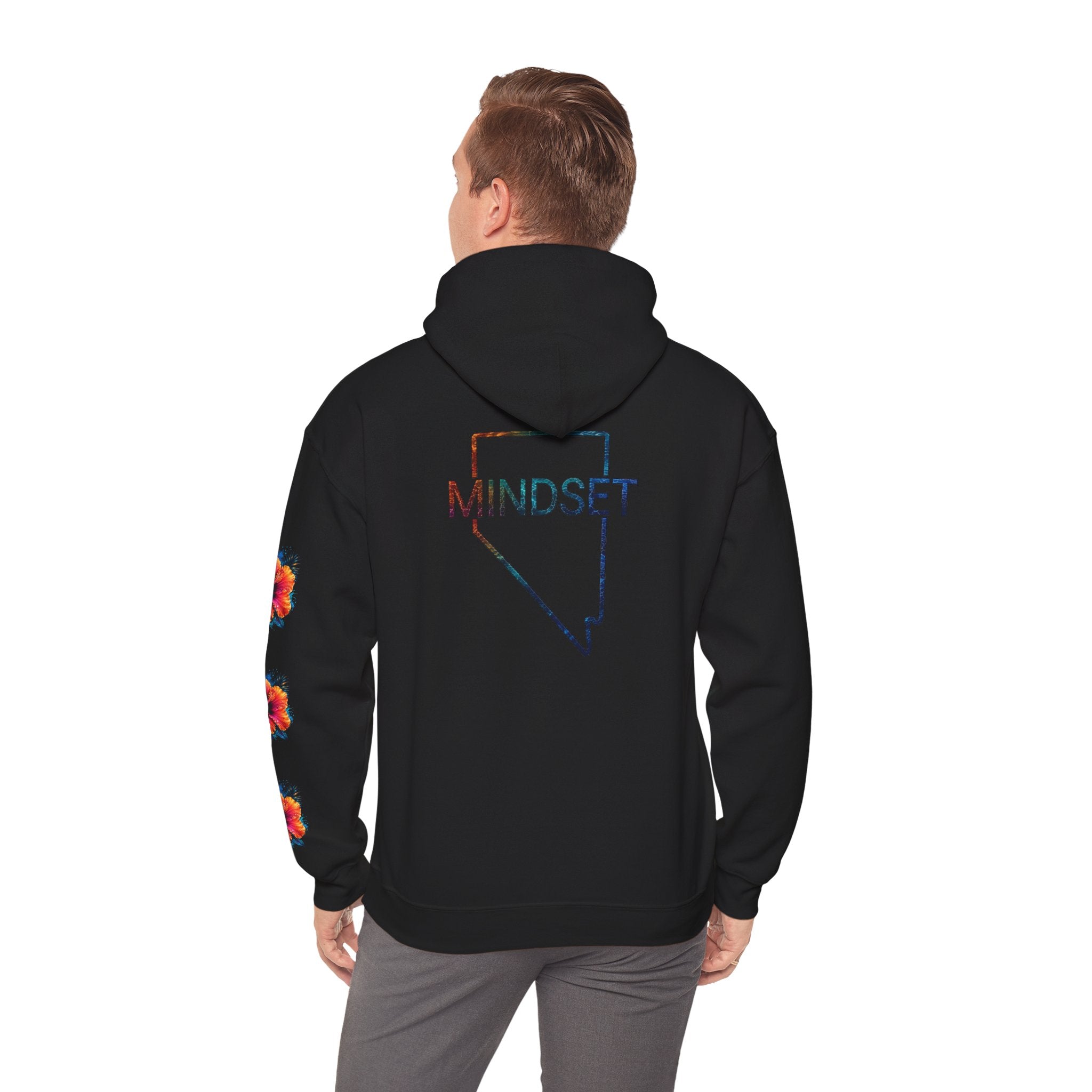 Tiff-Mindset Nevada Floral Hoodie — ‘Dream Believe’ Graphic Pullover