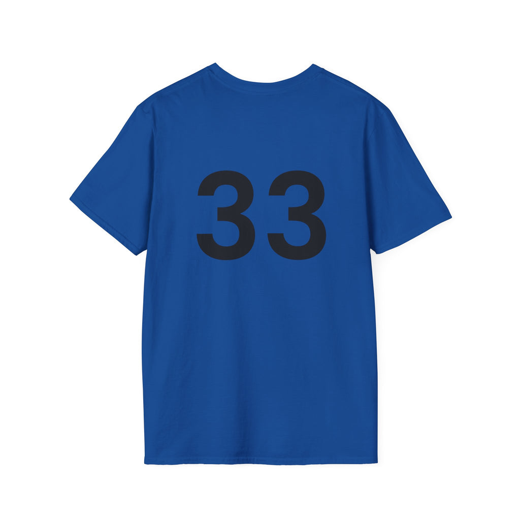 Rad- Life T-Shirt — Motocross Rider Tee with Back Number 33