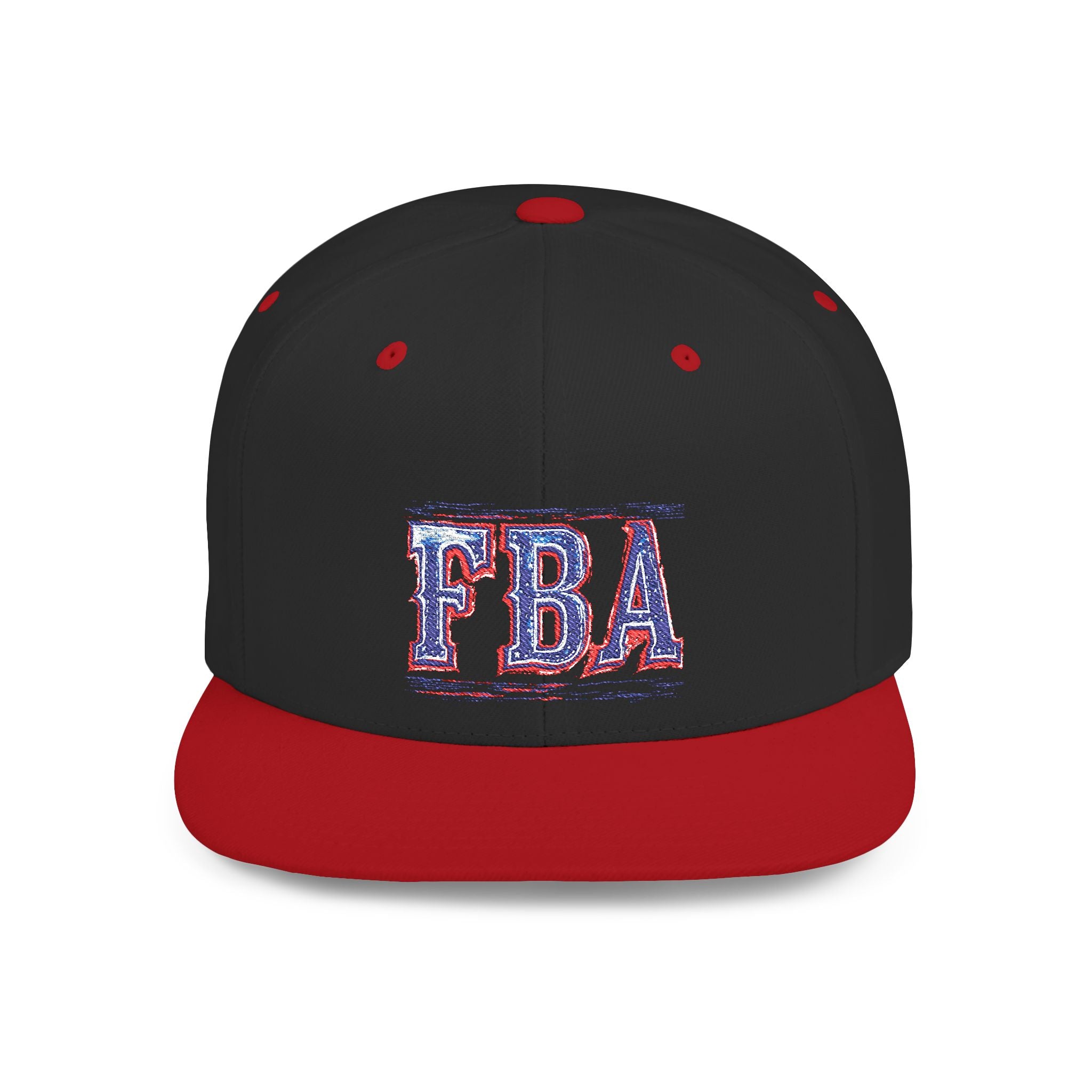 FBA- Distressed Patch Snapback Hat