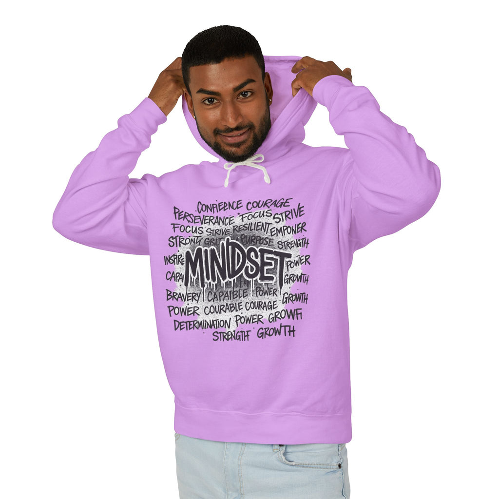 Mindset- Words Hoodie — Inspirational Typography Motivational Hoodie