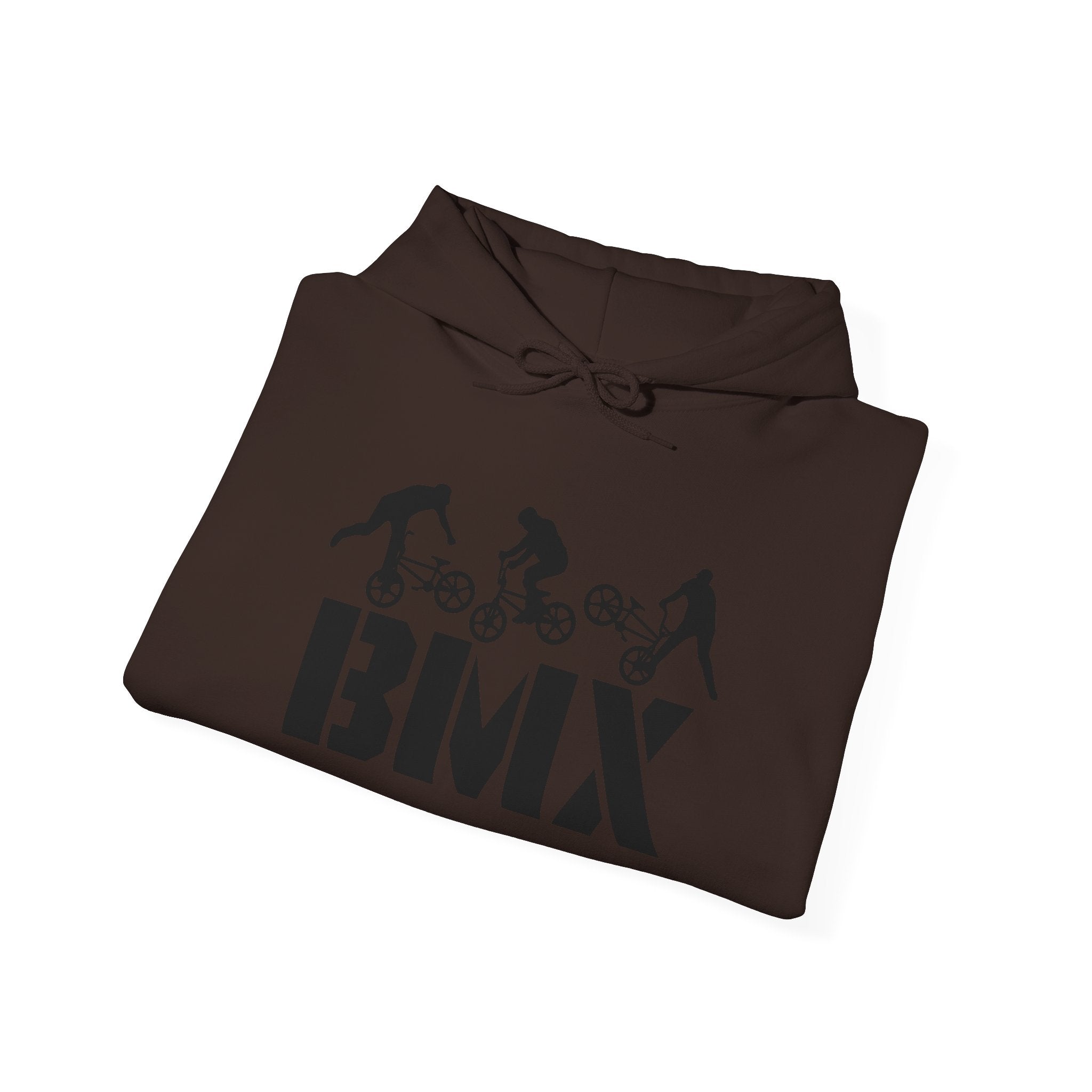 Rad-BMX Rider Hoodie — BMX Stunt Silhouettes Pullover for Riders & Fans