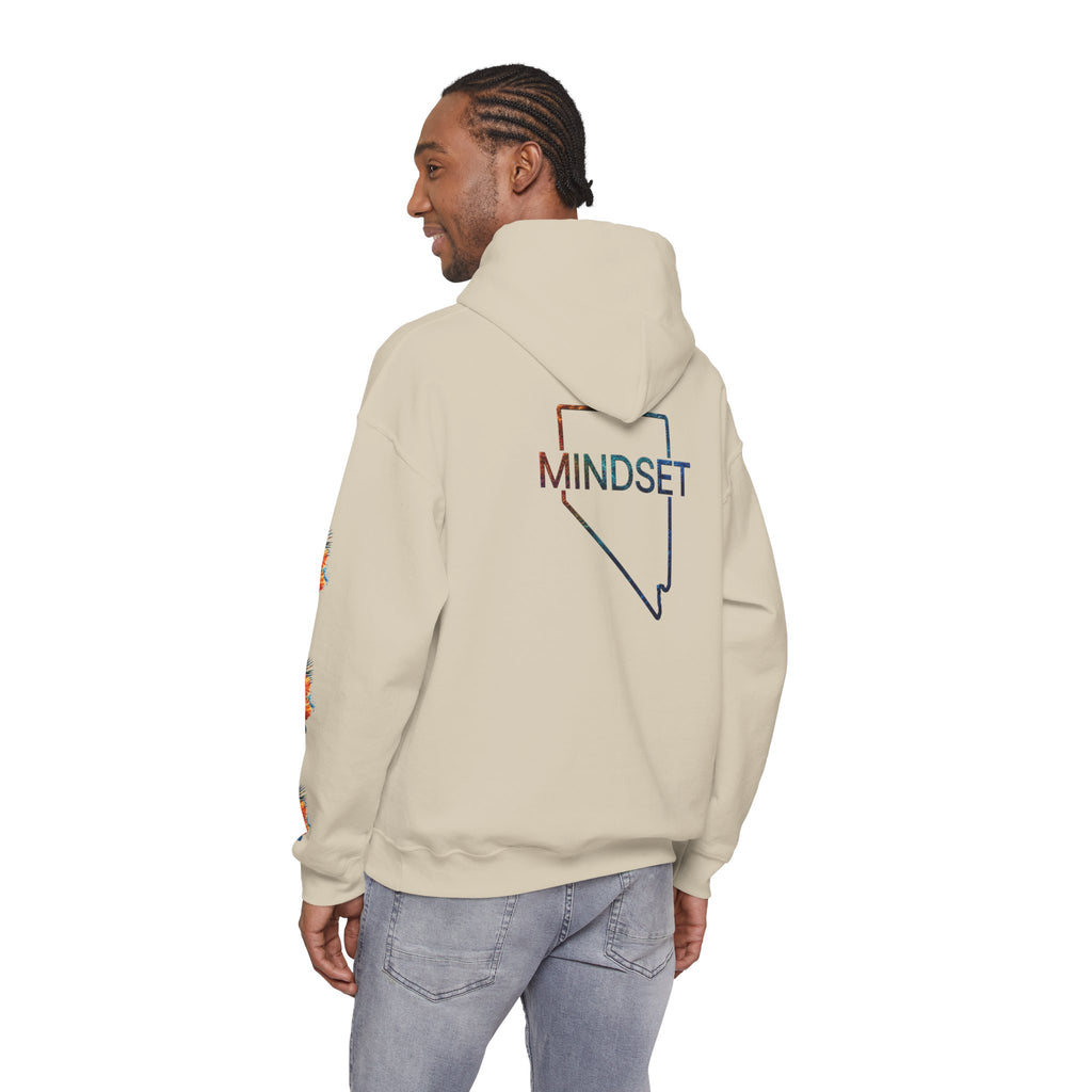 Tiff-Mindset Nevada Floral Hoodie — ‘Dream Believe’ Graphic Pullover