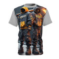 Mindset- Streetwear Graphic Tee — Hooded Duo Firefighters Design