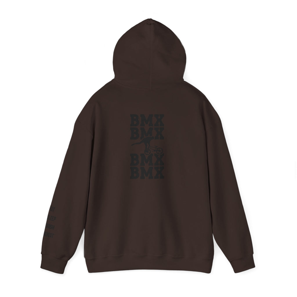 Rad-BMX Rider Hoodie — BMX Stunt Silhouettes Pullover for Riders & Fans