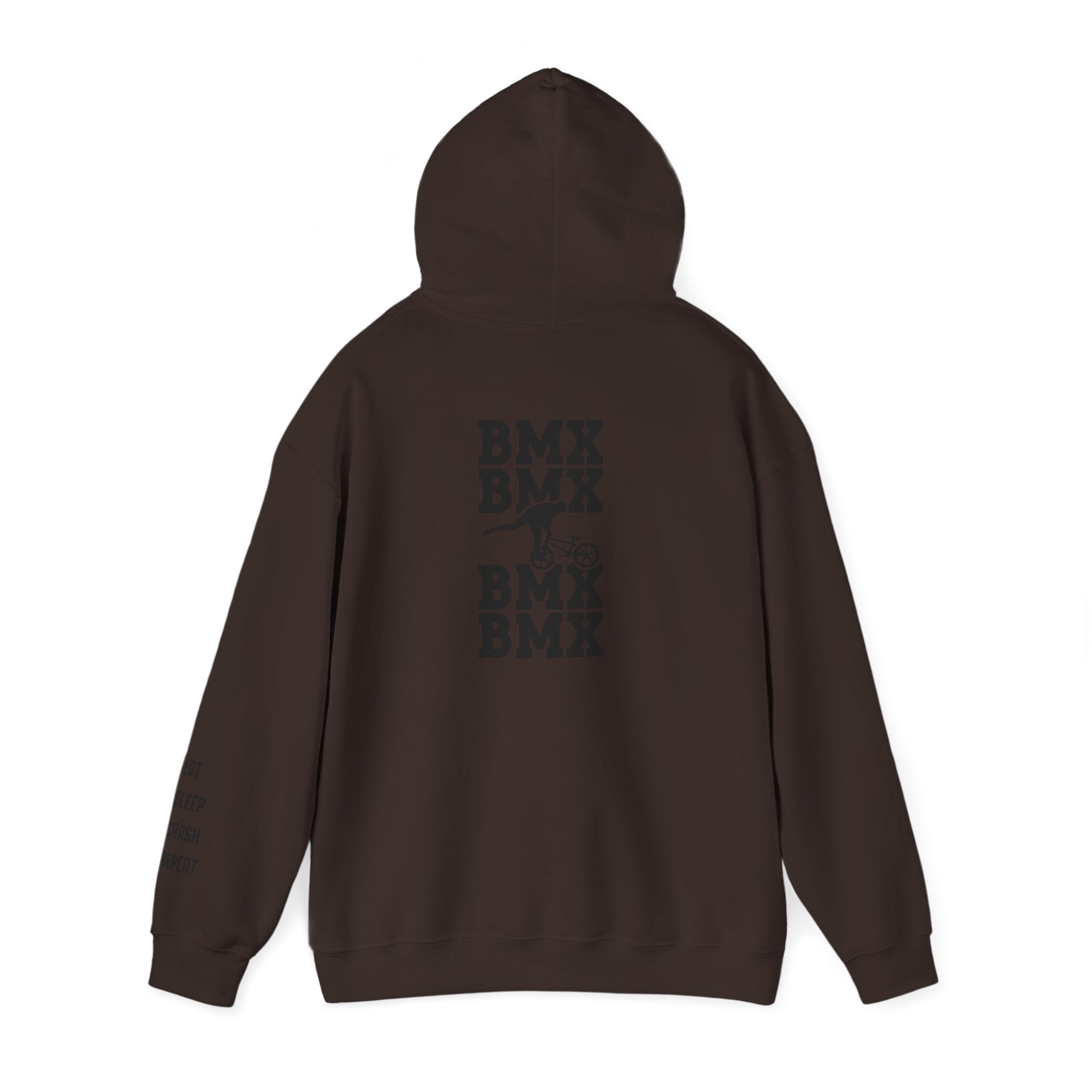 Rad-BMX Rider Hoodie — BMX Stunt Silhouettes Pullover for Riders & Fans