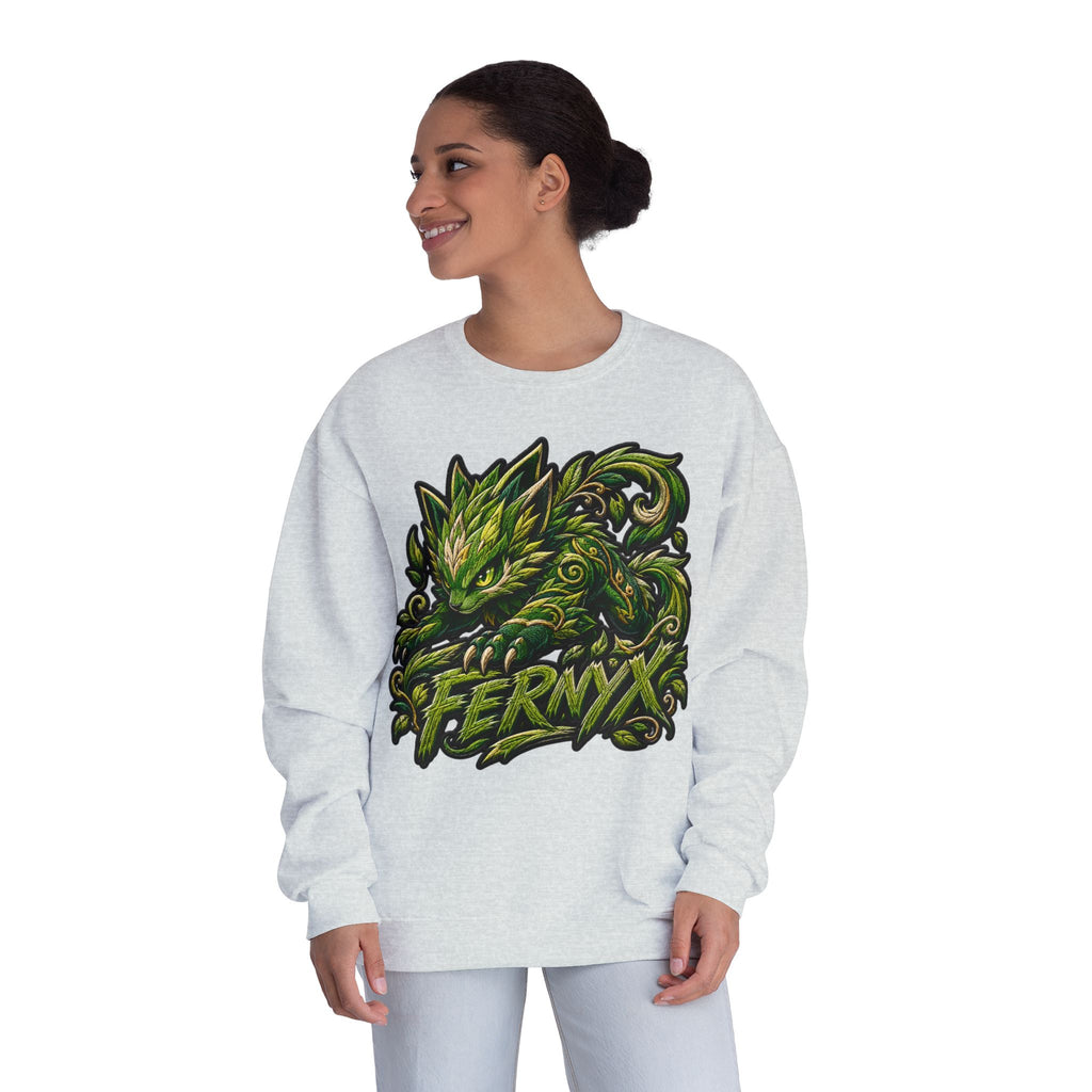 Shadow- "FERNYX" Green Graffiti Crewneck