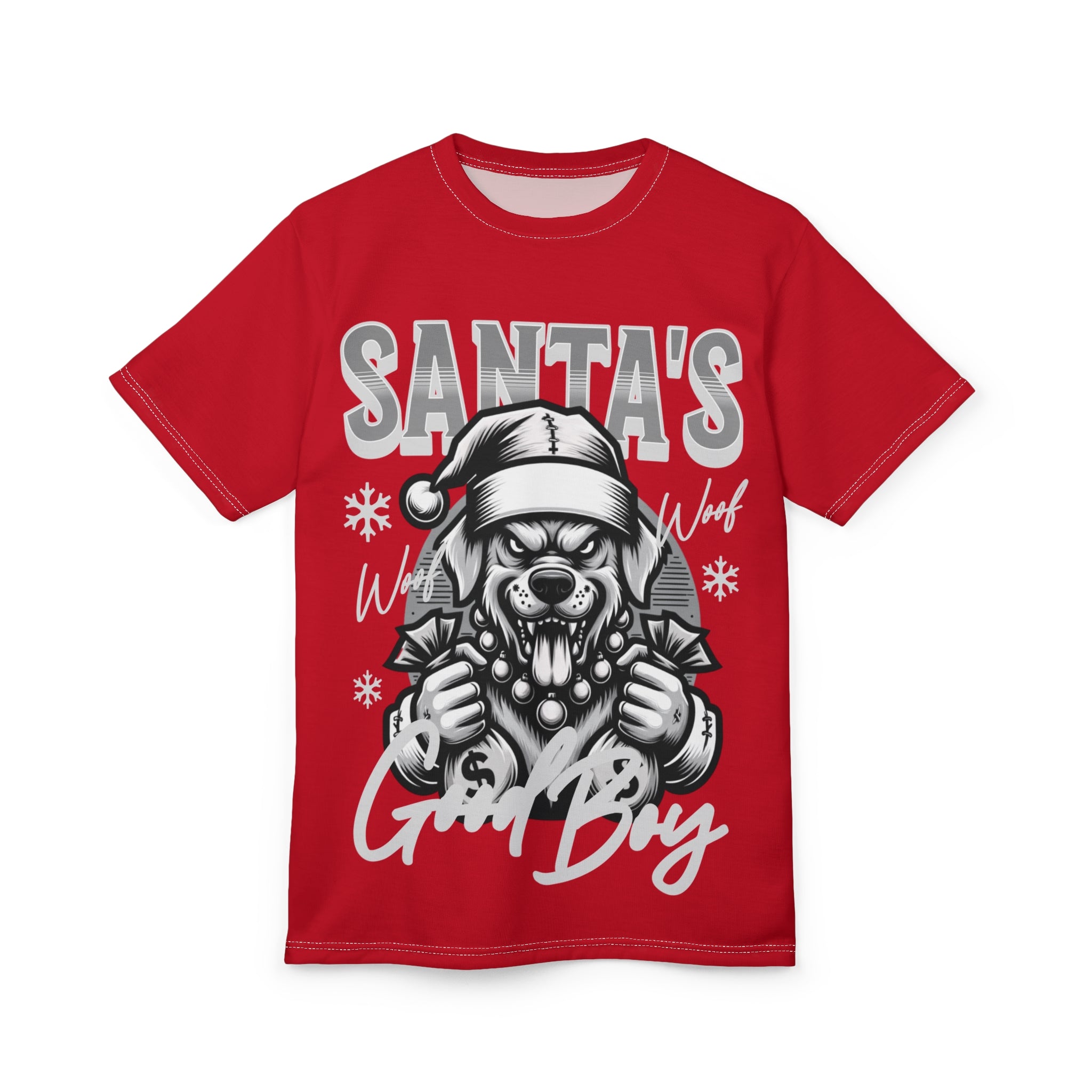 Santa's Good Boy Tee — Festive Dog Christmas Shirt