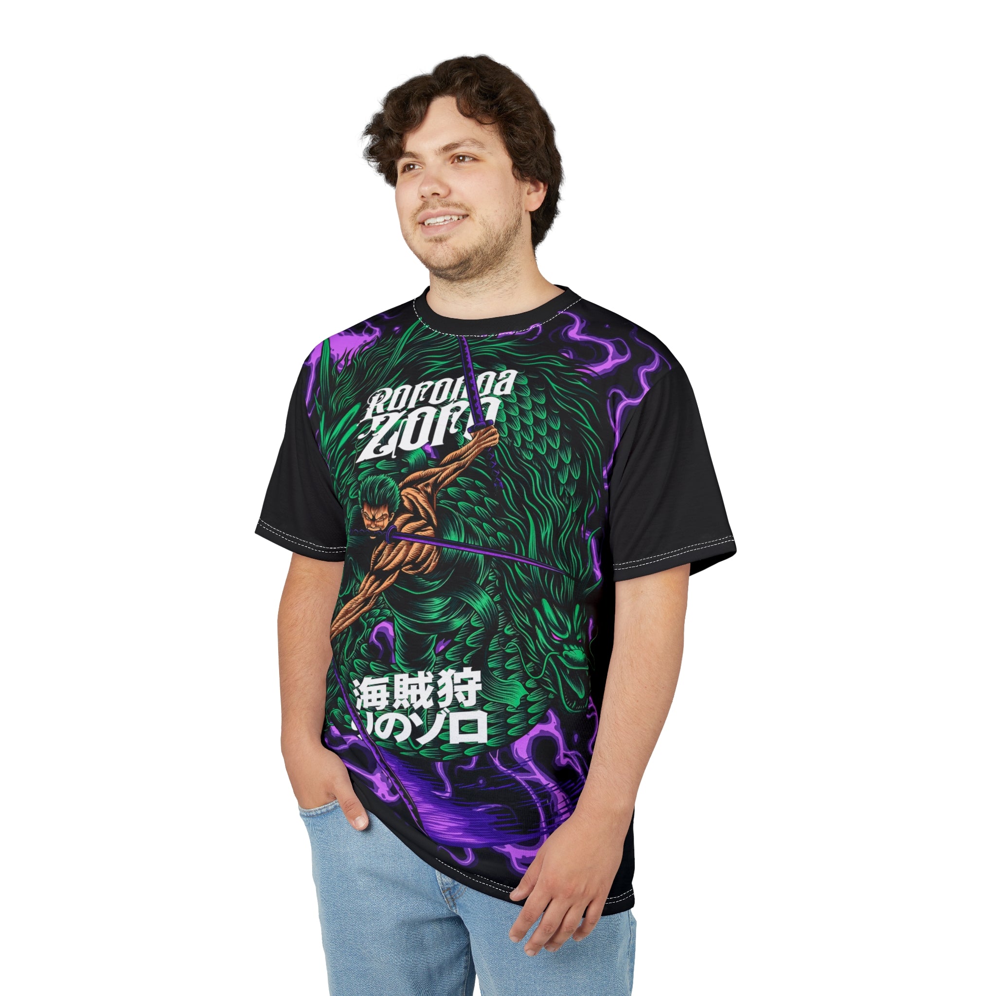 Anime Tee — Anime Swordsman Graphic Shirt