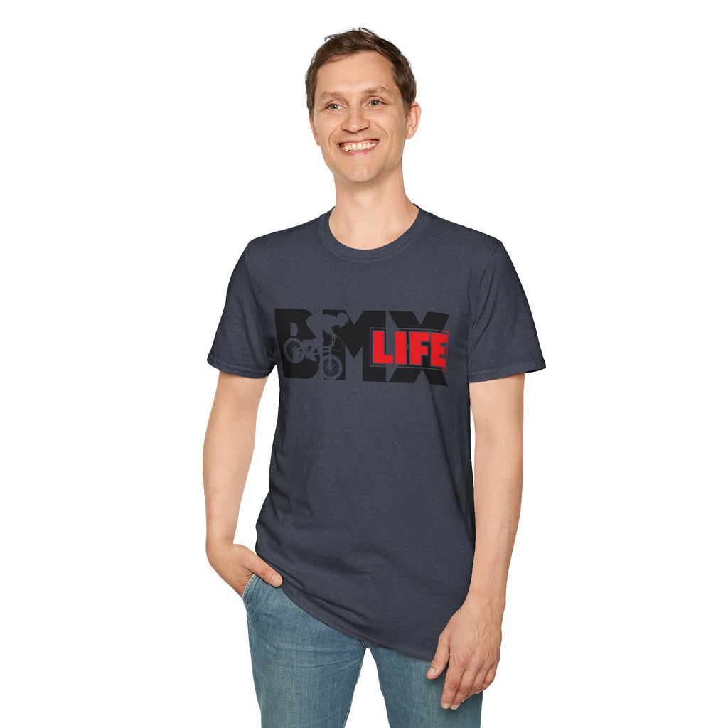 Rad- Life T-Shirt — Motocross Rider Tee with Back Number 33