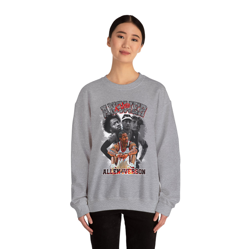 Retro-Allen Iverson Retro Crewneck Sweatshirt