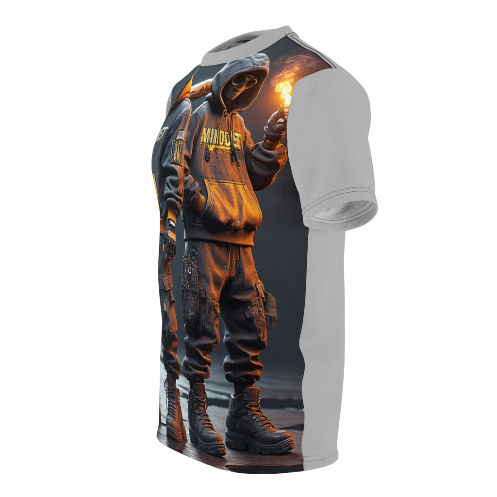 Mindset- Streetwear Graphic Tee — Hooded Duo Firefighters Design