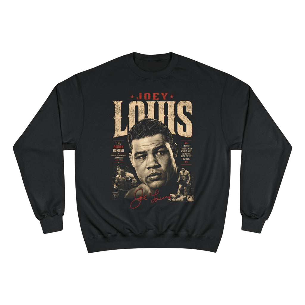 Retro Champion Tribute- Vintage Boxing Legend Graphic Crewneck