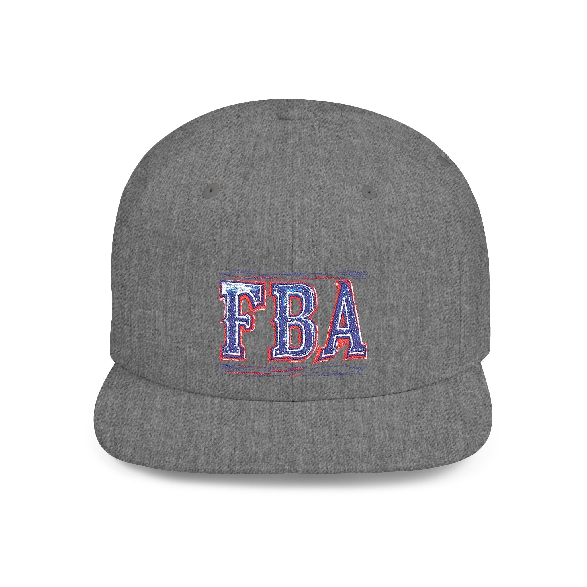 FBA- Distressed Patch Snapback Hat