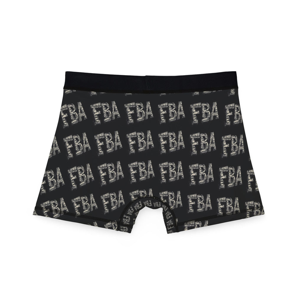 FBA- Logo Men’s Boxer Briefs — All-Over Print Comfortable Underwear