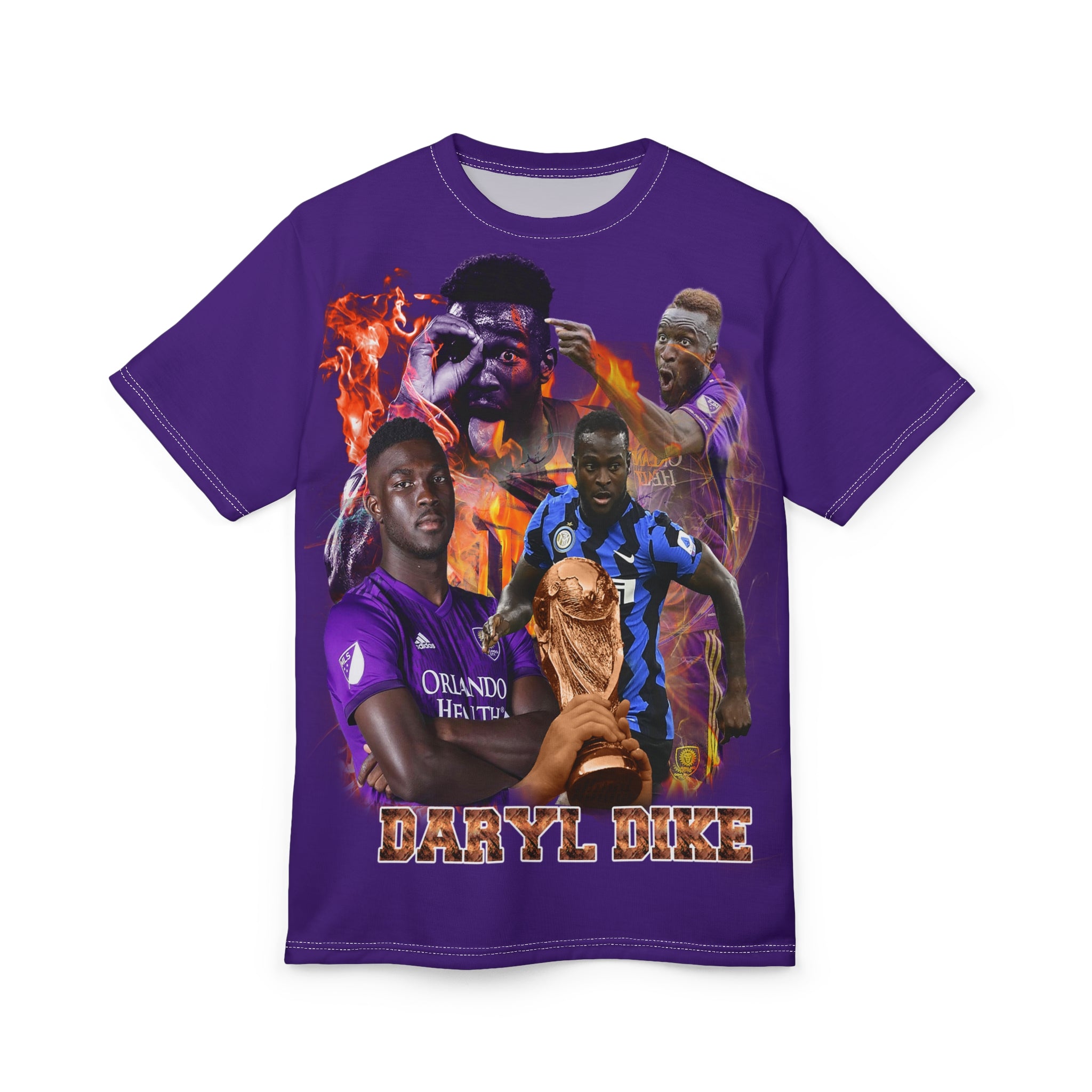 Team-Daryl Dike Soccer Tribute Tee — All-Over Print Fan Jersey