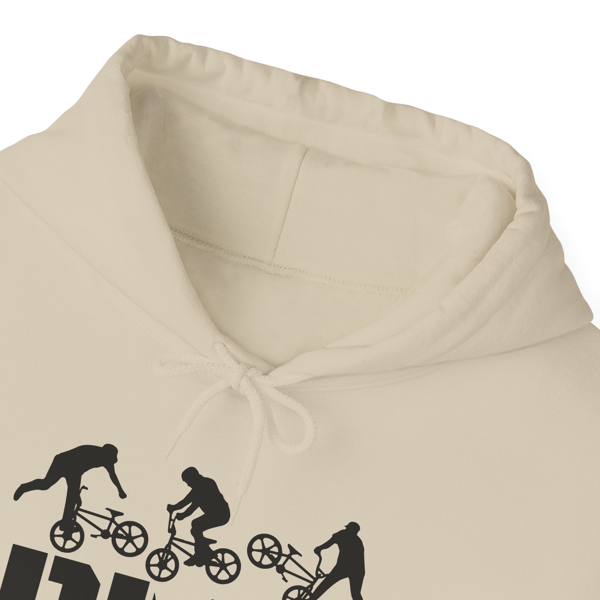 Rad-BMX Rider Hoodie — BMX Stunt Silhouettes Pullover for Riders & Fans