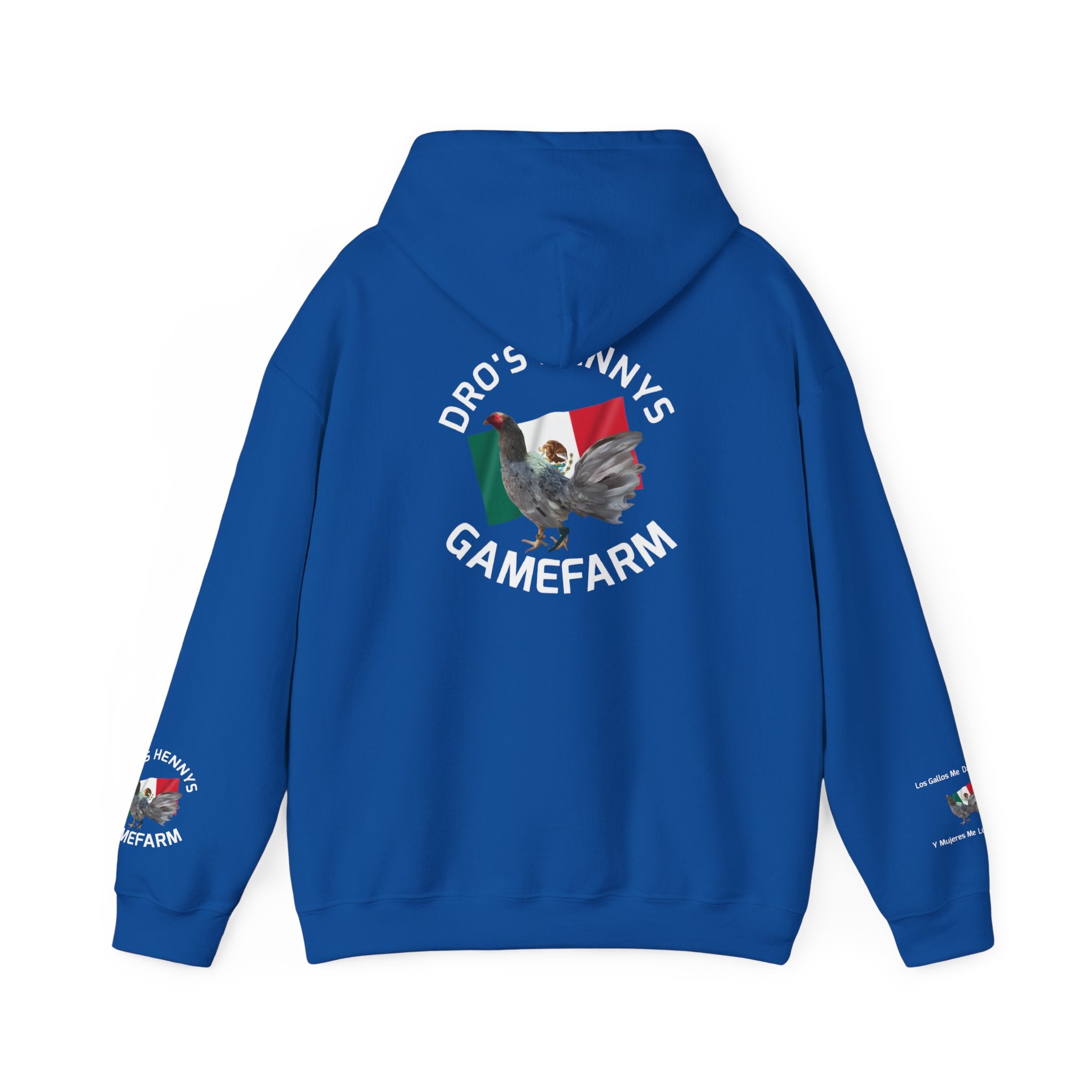 Henny-Gamefarm Hoodie — Dro's Kenny's Logo Sweatshirt (Mexican Flag)