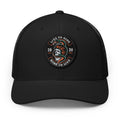 Hat-Snake Patch Trucker Cap — Live to Ride Embroidered Snapback