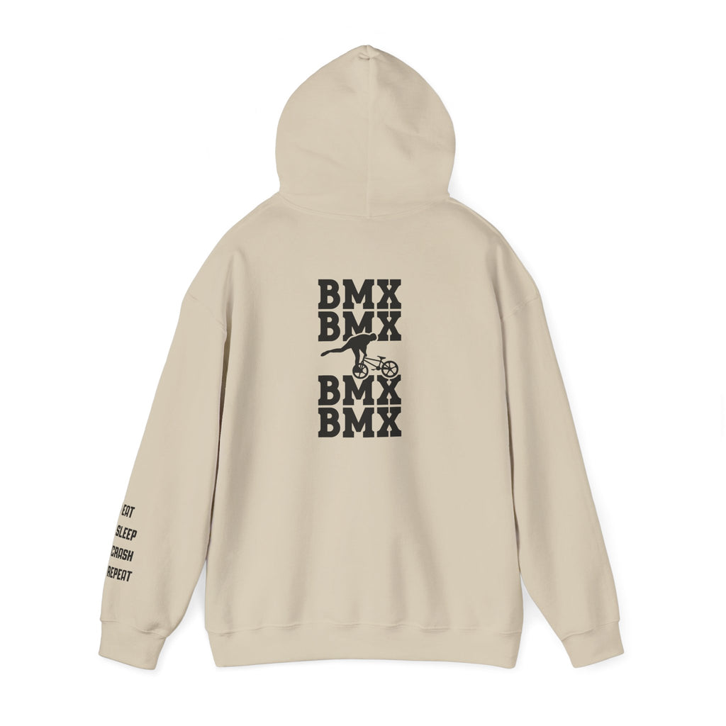 Rad-BMX Rider Hoodie — BMX Stunt Silhouettes Pullover for Riders & Fans