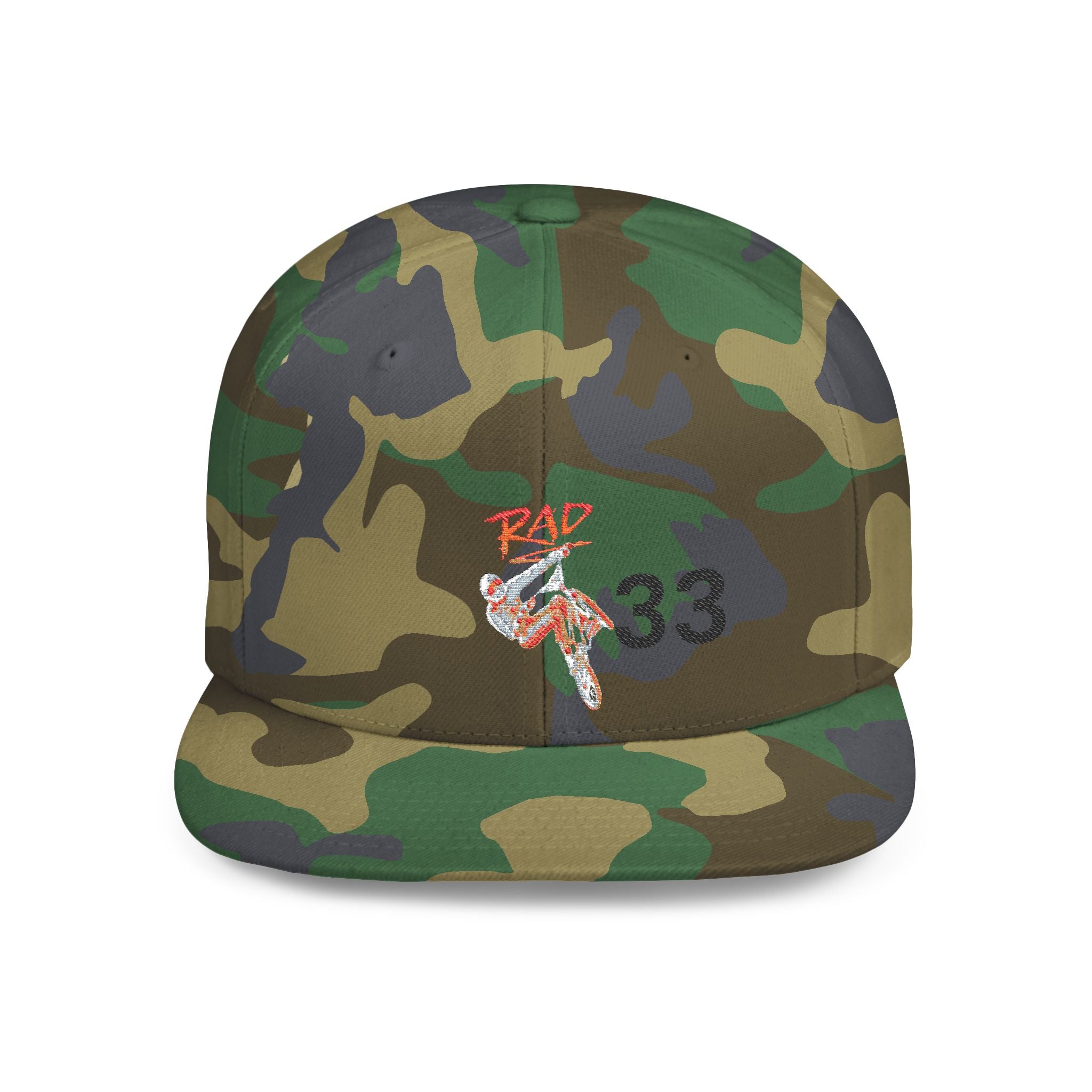Rad-Flat Bill Snapback
